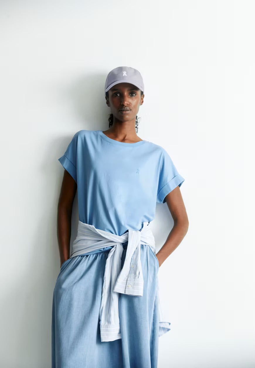Idaara T-Shirt in Silky Blue