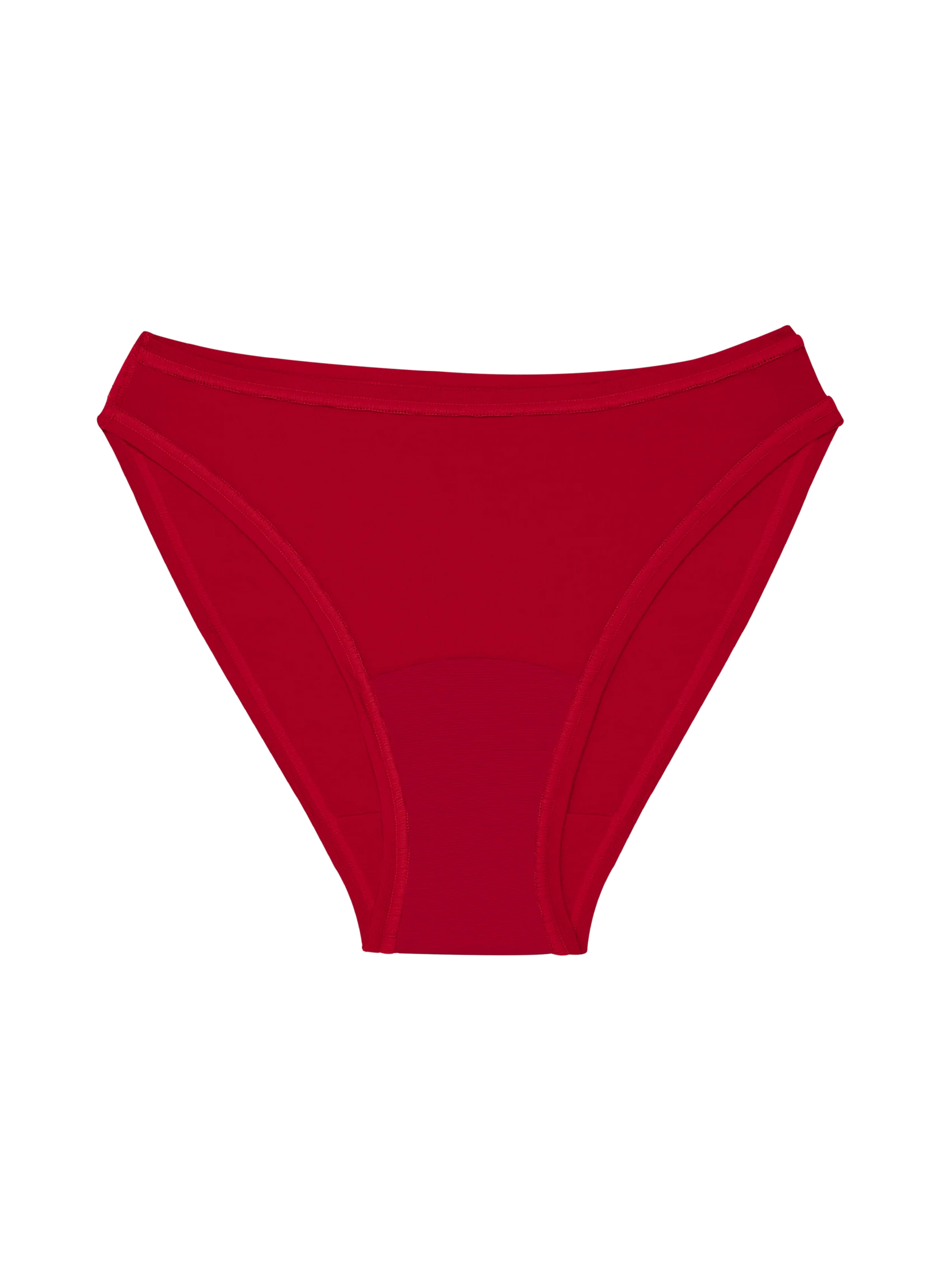 Mineral Undies High Rise Bikini In Red