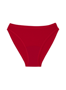 Mineral Undies High Rise Bikini In Red