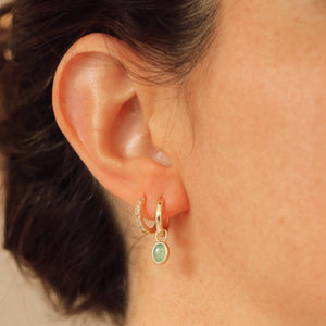 Pepeo Asymmetrical Charm Earrings