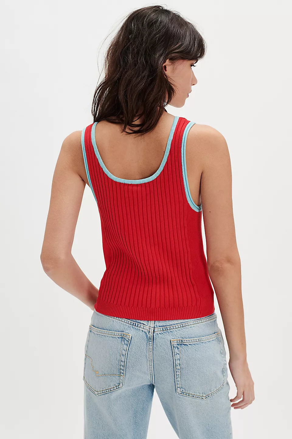 All Star Knit Tank In Atlas Red