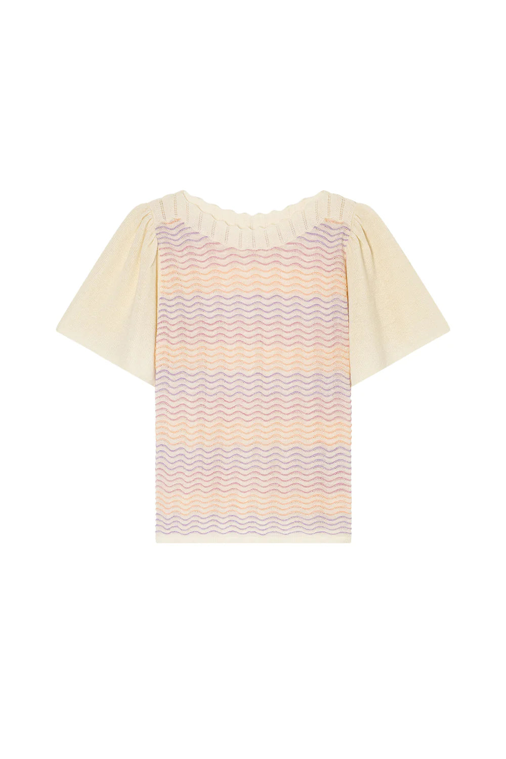 Cleo Knit Top in Spring Stripes