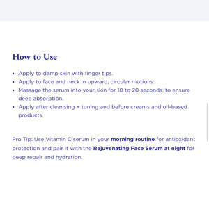 Illuminating & Radiant Vitamin C Serum
