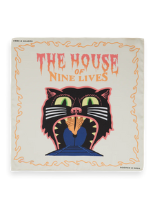 Nine Lives Print Foulard