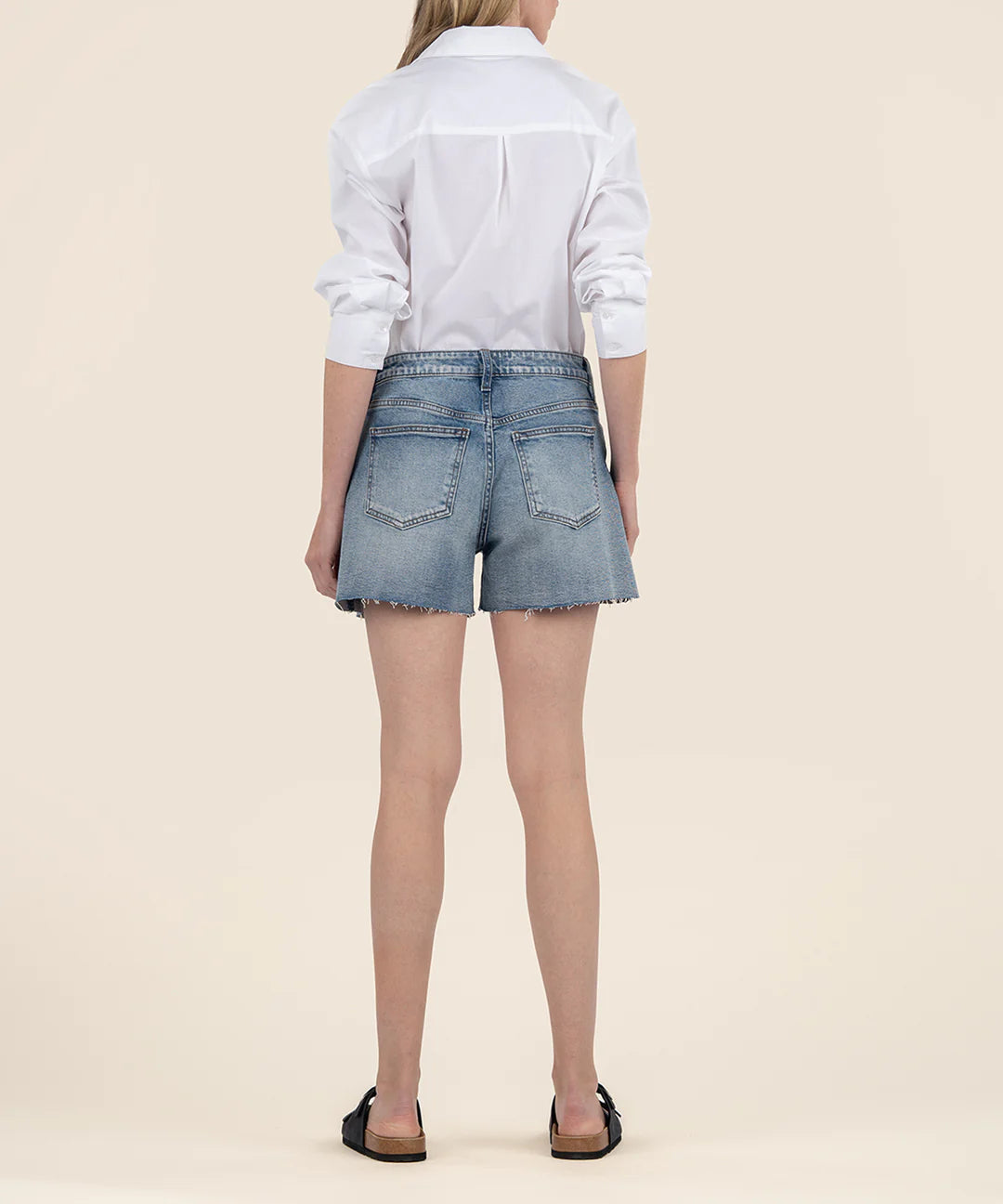 Taylor High Rise Denim Shorts