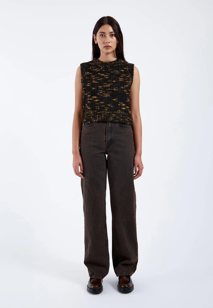Mina Vest In Space Black