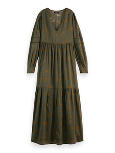 Modal Maxi Dress In Mystic Sky Olive