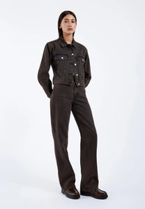 Echo Denim In Tar Jet Brown