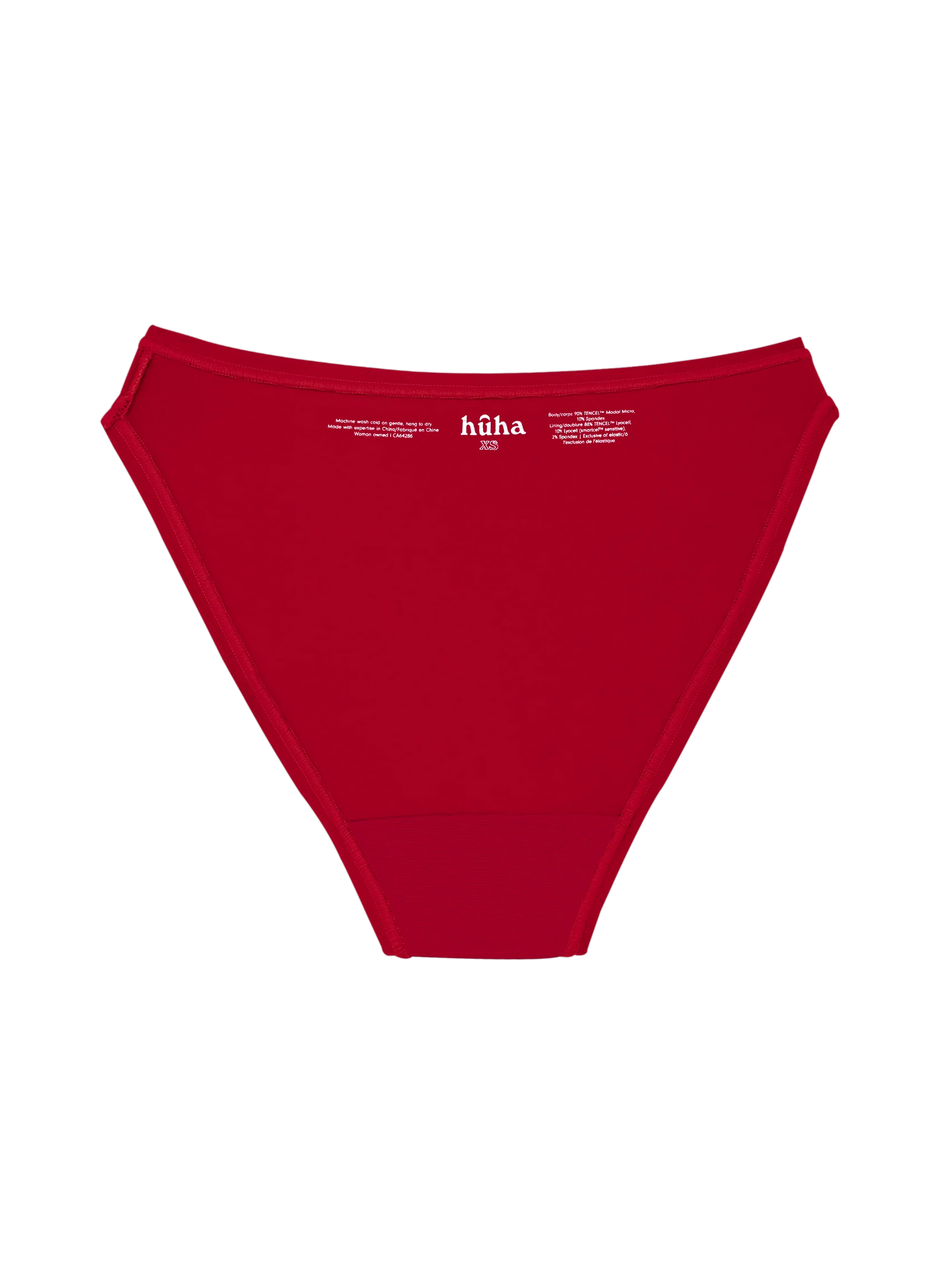 Mineral Undies High Rise Bikini In Red