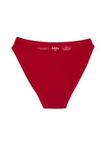 Mineral Undies High Rise Bikini In Red