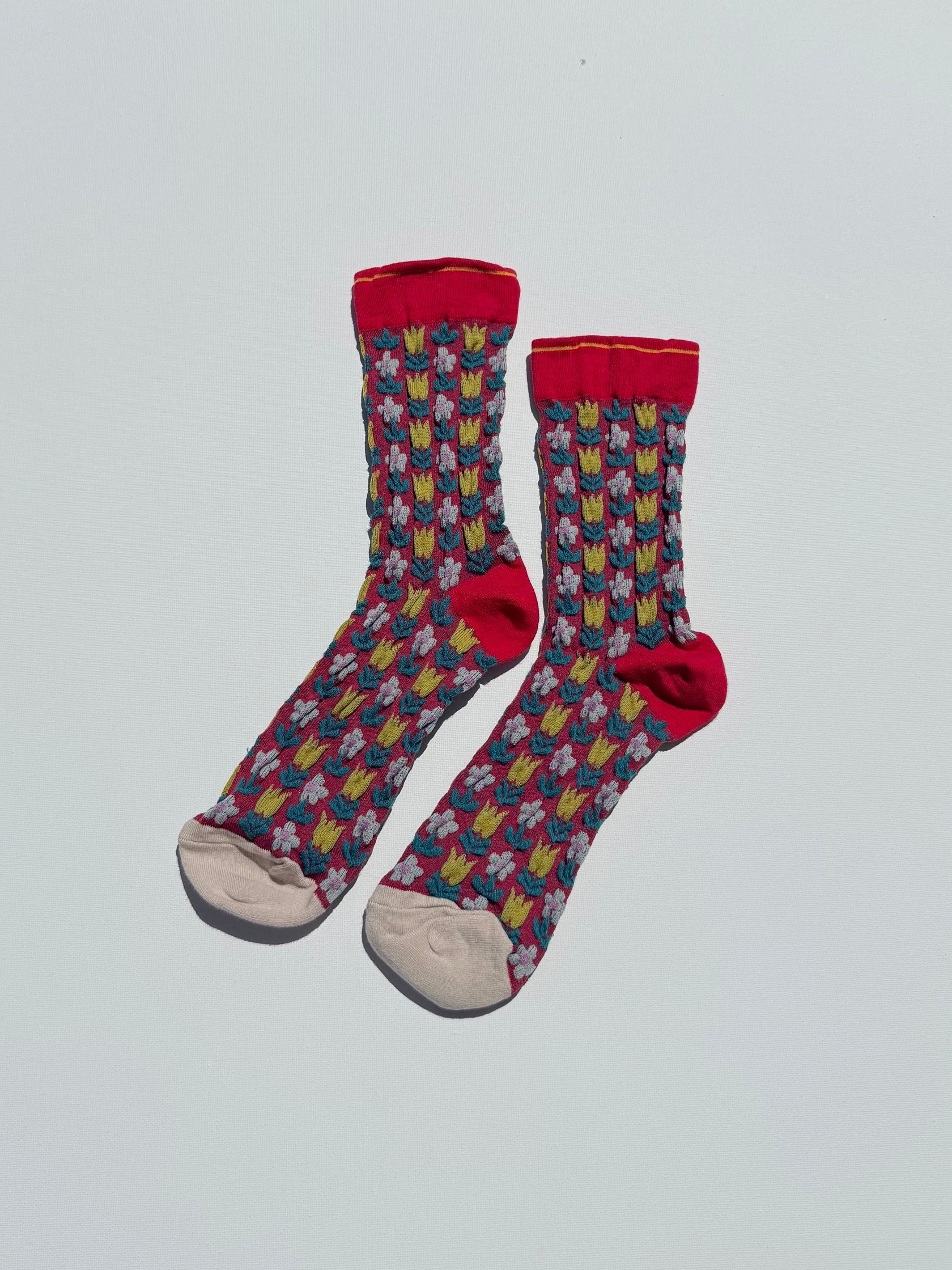 Tulip Garden Socks