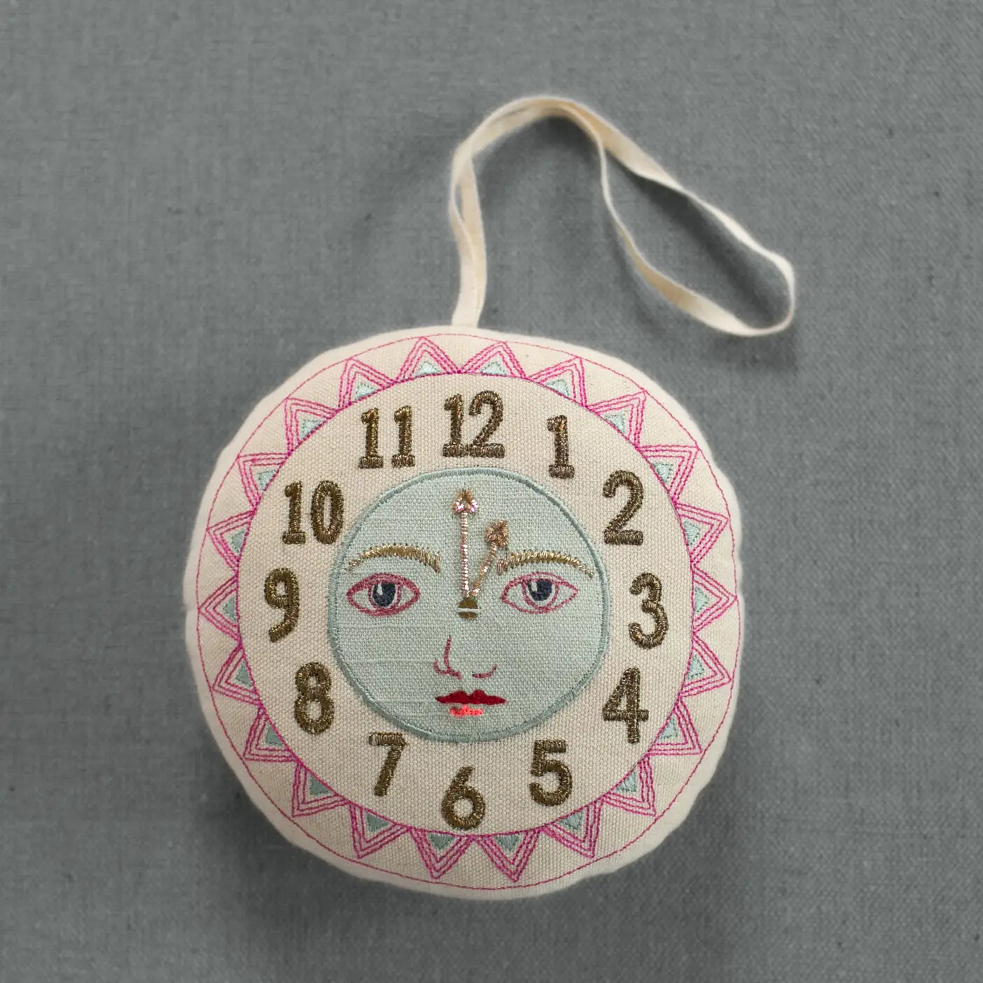 Clock Face Wall Hanging Ornament