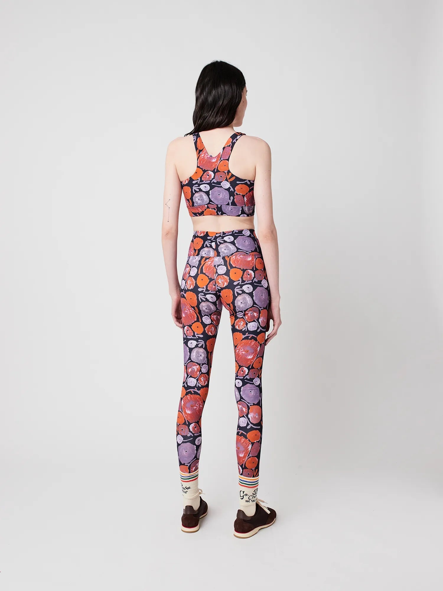 Dahlia Pattern Sporty Top