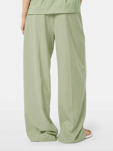Rose High Rise Wide Leg Trousers In Pistachio