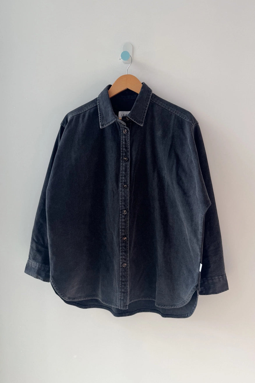 Theo Jacket In Black Denim