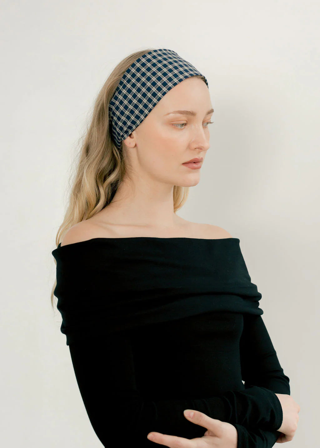 Riviera Headband In Carter Plaid
