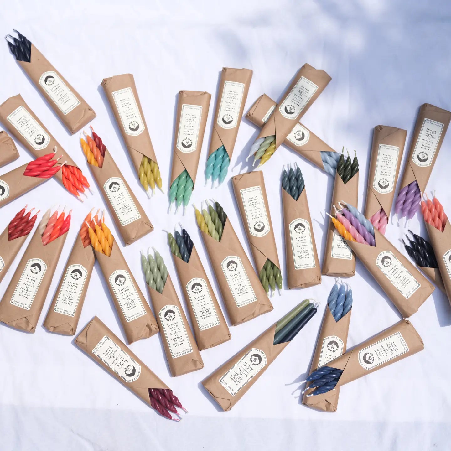 Gathering Beeswax Spiral Taper Set