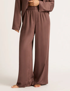 Vegan Silk Wide Leg Sleep Pant