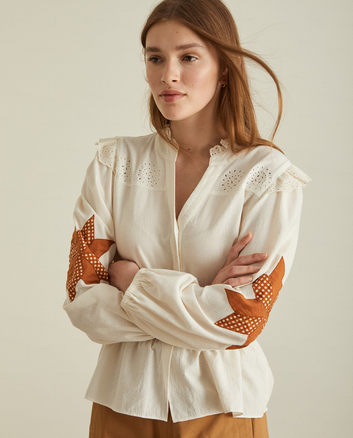 Star Patchwork Quilted Shirt