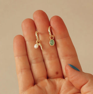 Pepeo Asymmetrical Charm Earrings