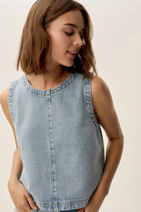Louzou Denim Top
