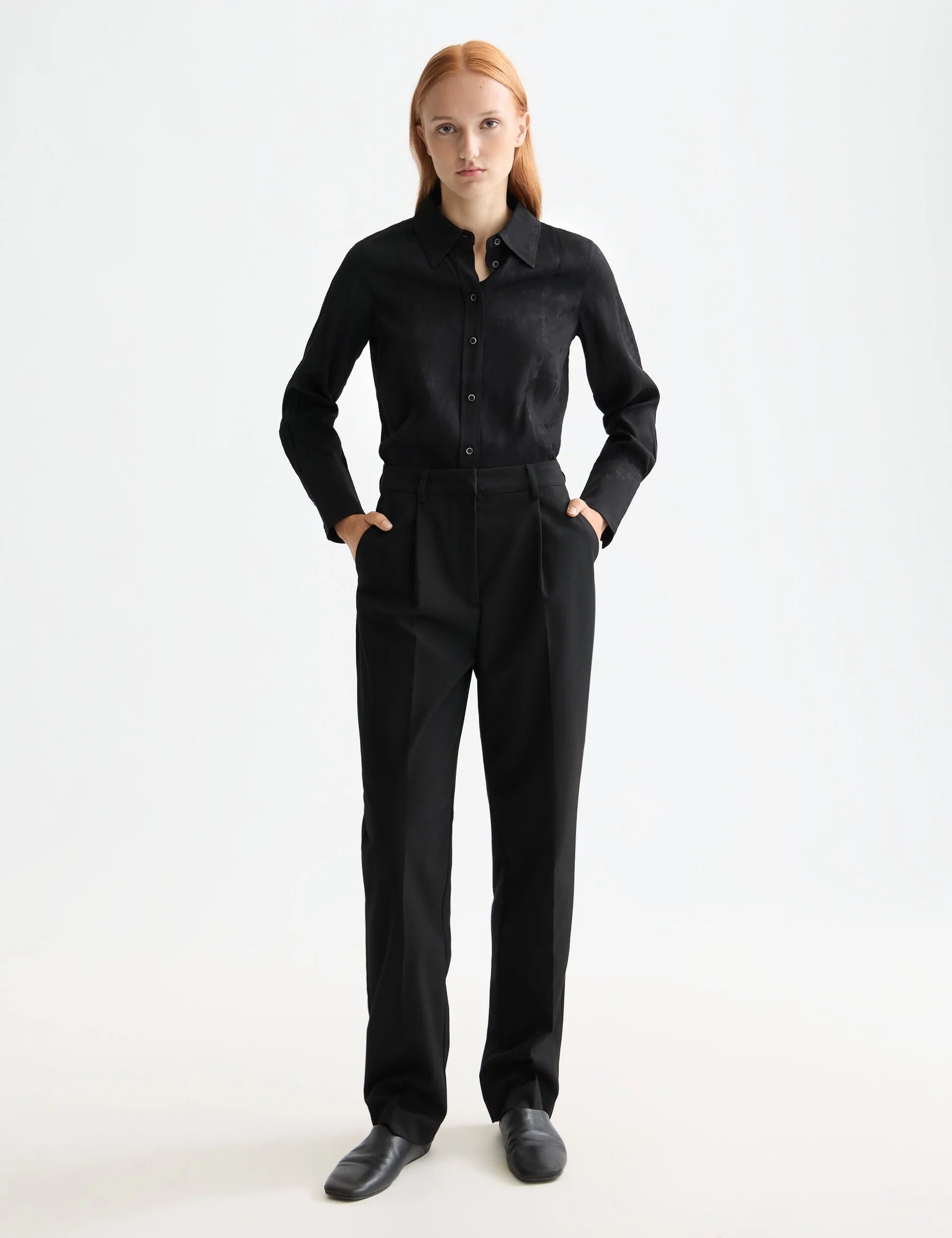 Jacquard Shirt In Meteorite