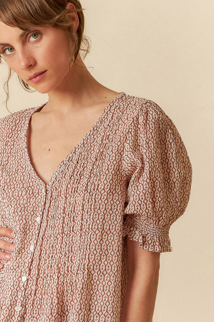 Tulip Pattern Blouse