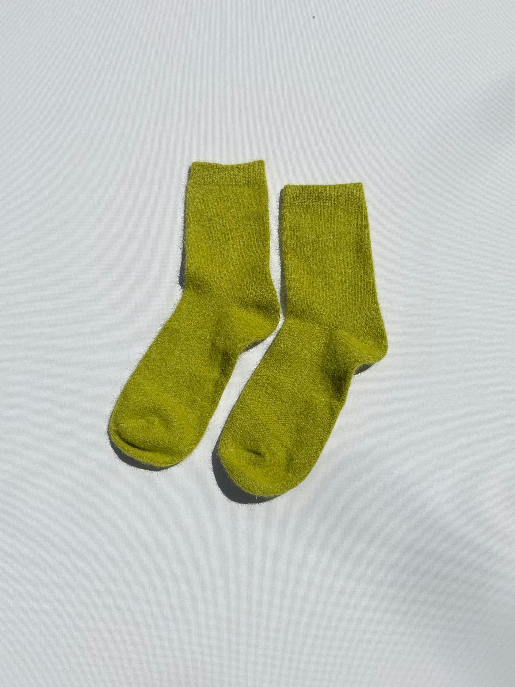 Fluffy Angora Socks