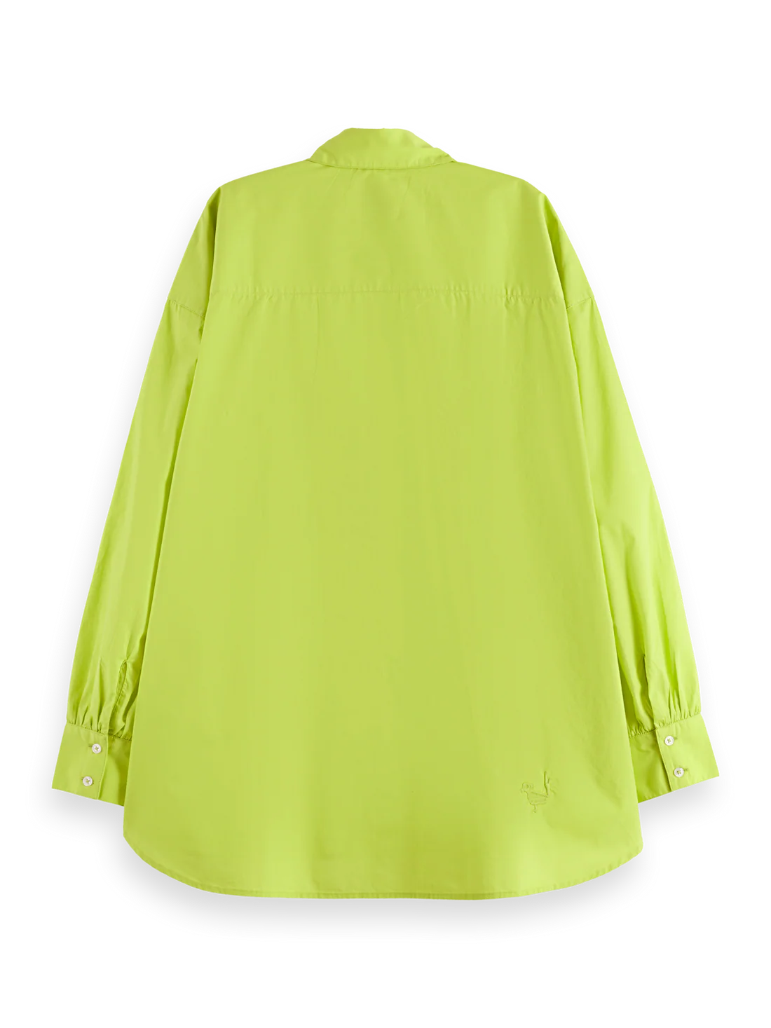 1985 Embroidered Girlfriend Shirt In Green Glow