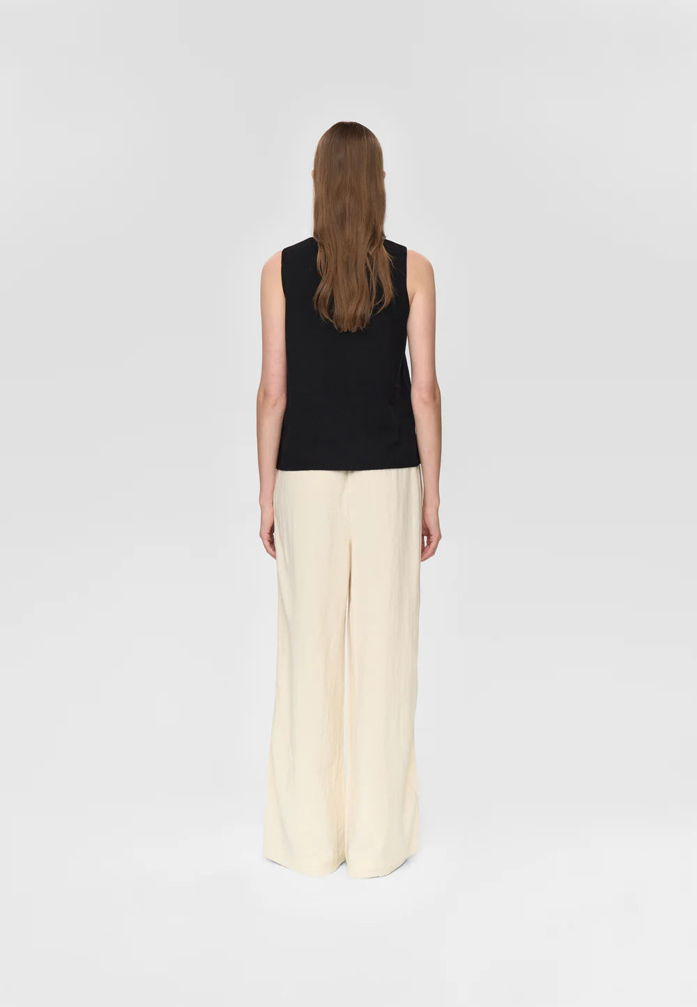 Auburns Knit Tank In Black