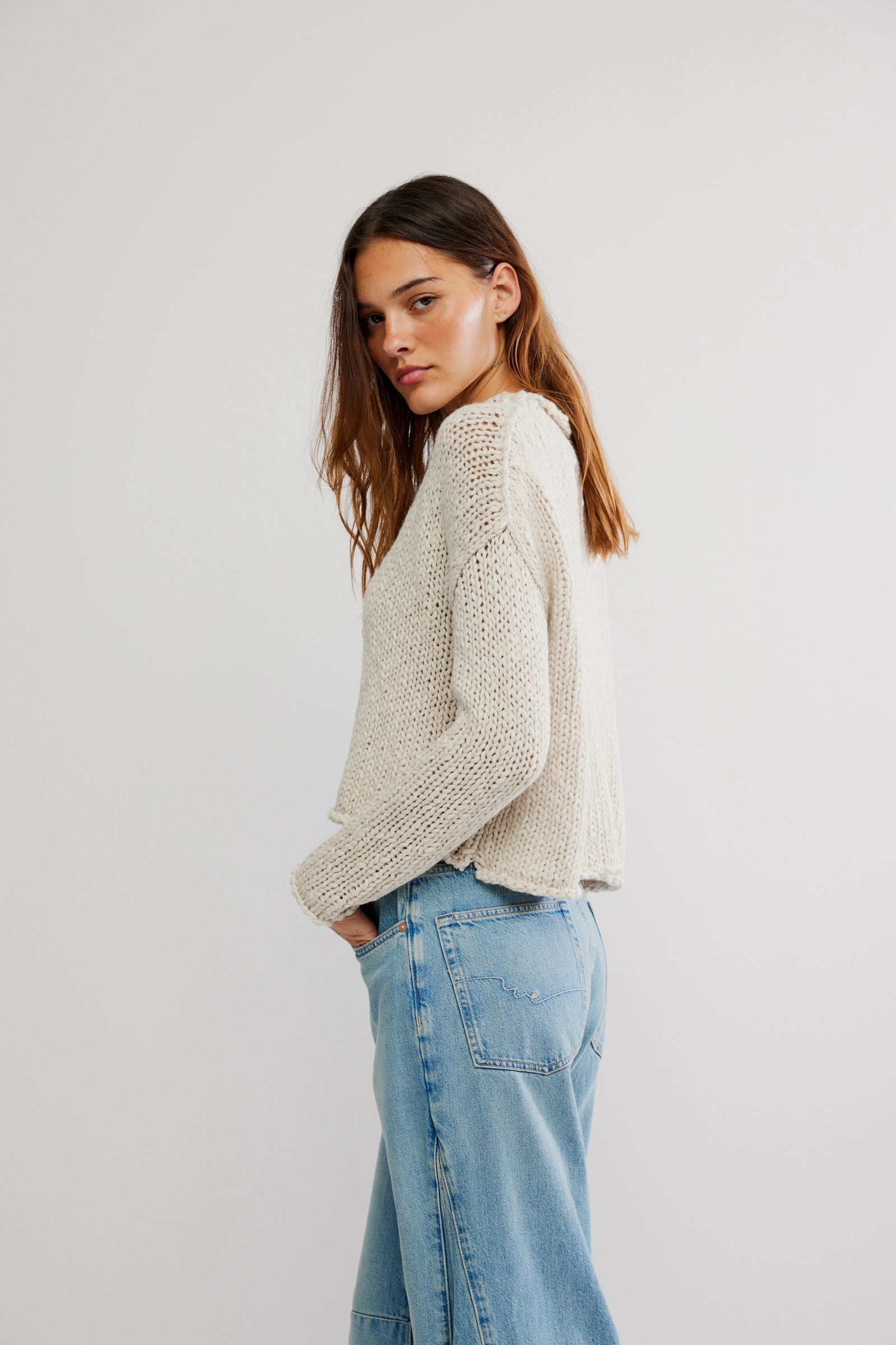 Opal Rollneck Sweater In Tea