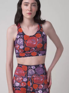 Dahlia Pattern Sporty Top