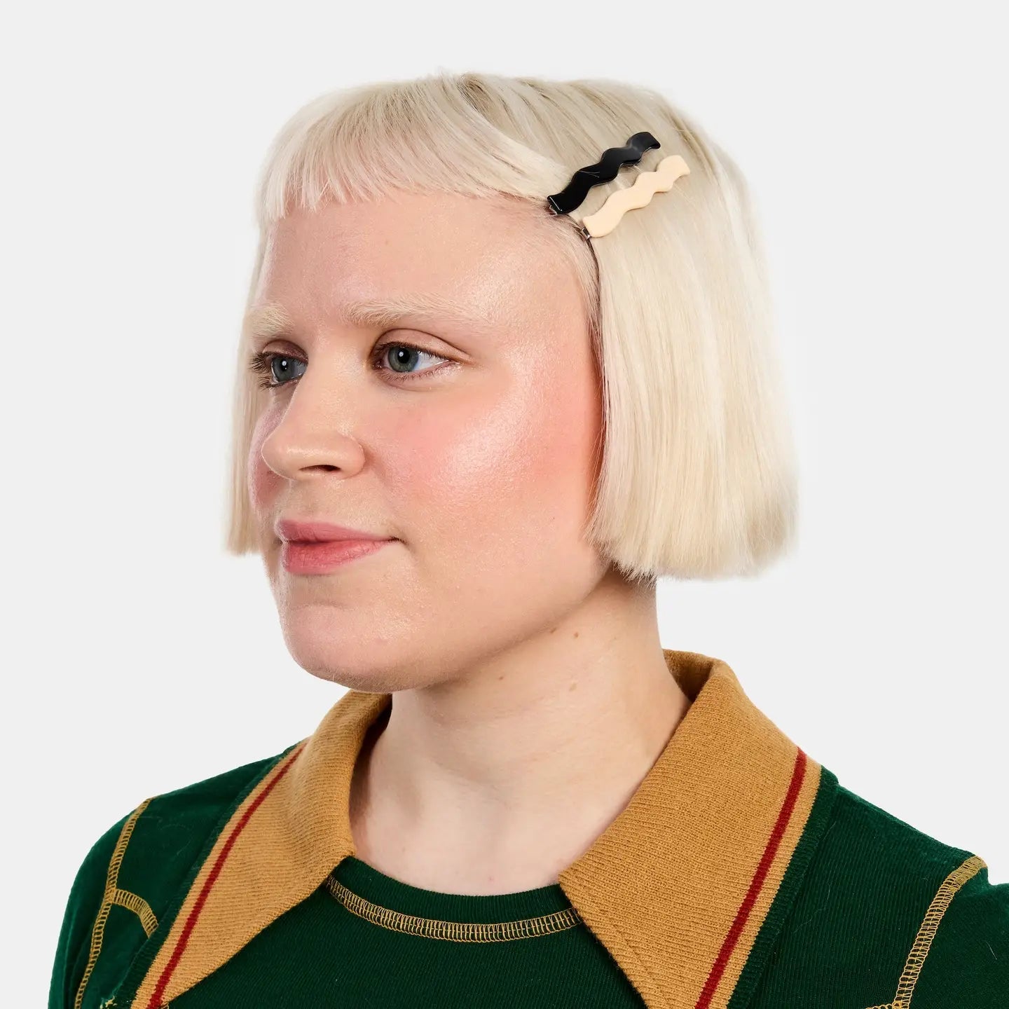 Slides In Wavy Cream & Black