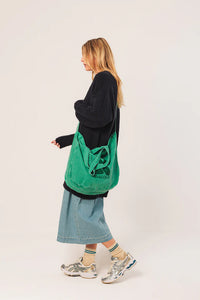 Cotton Tote Bag In Autumn Sage