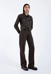 Echo Denim In Tar Jet Brown