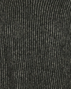 Mercy Knit Pullover In Black Stripe