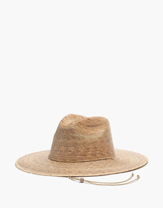 Palm Hat In Natural Brown