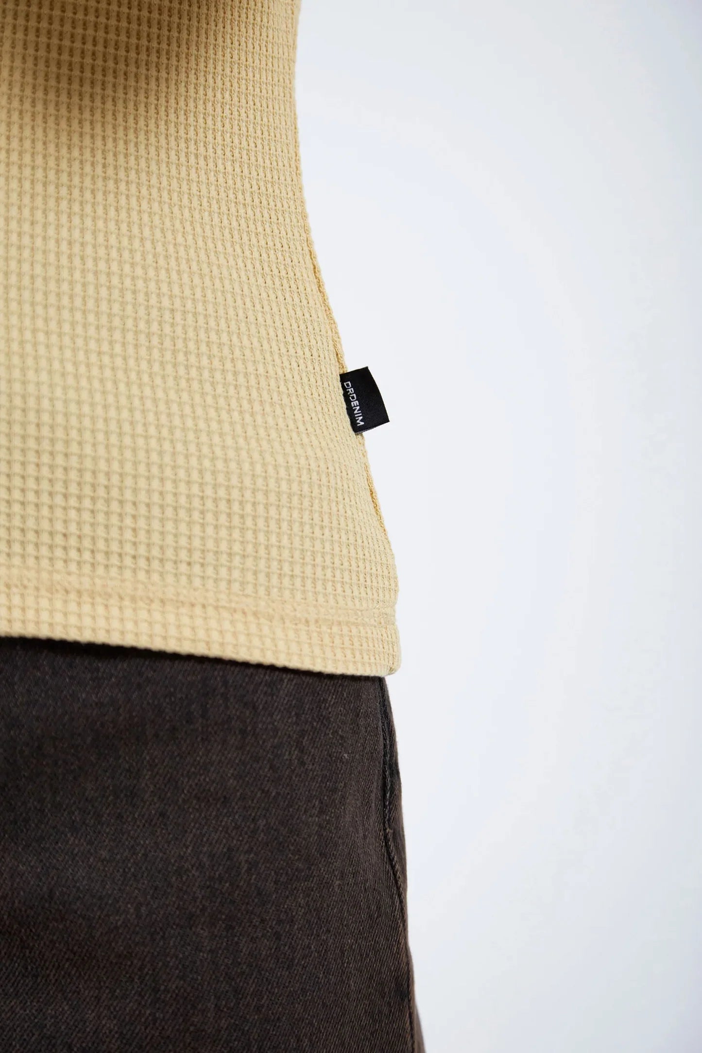 Stella Waffle Top In Jojoba