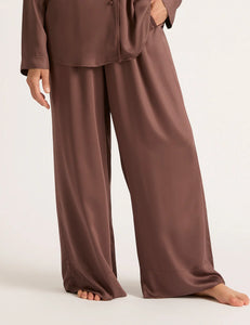 Vegan Silk Wide Leg Sleep Pant