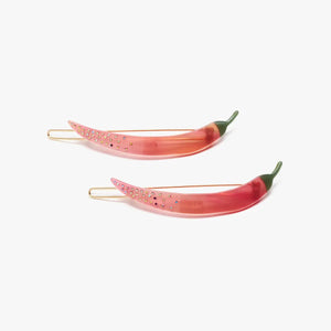 Thai Chilli Pepper Barrette Set