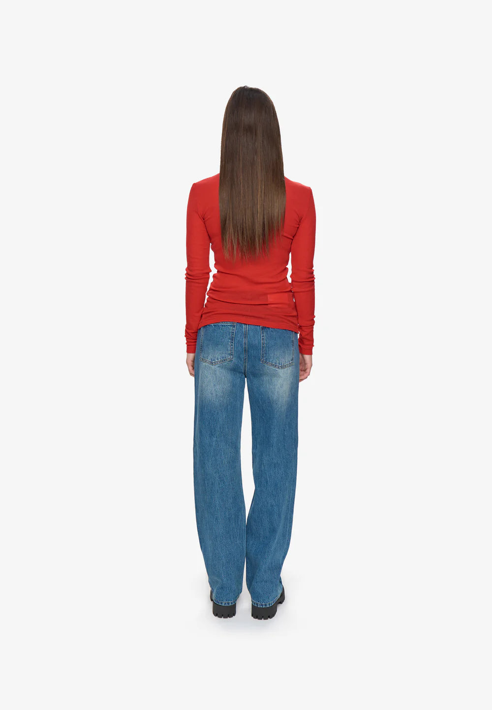 Pernilles Turtleneck In Goji Berry