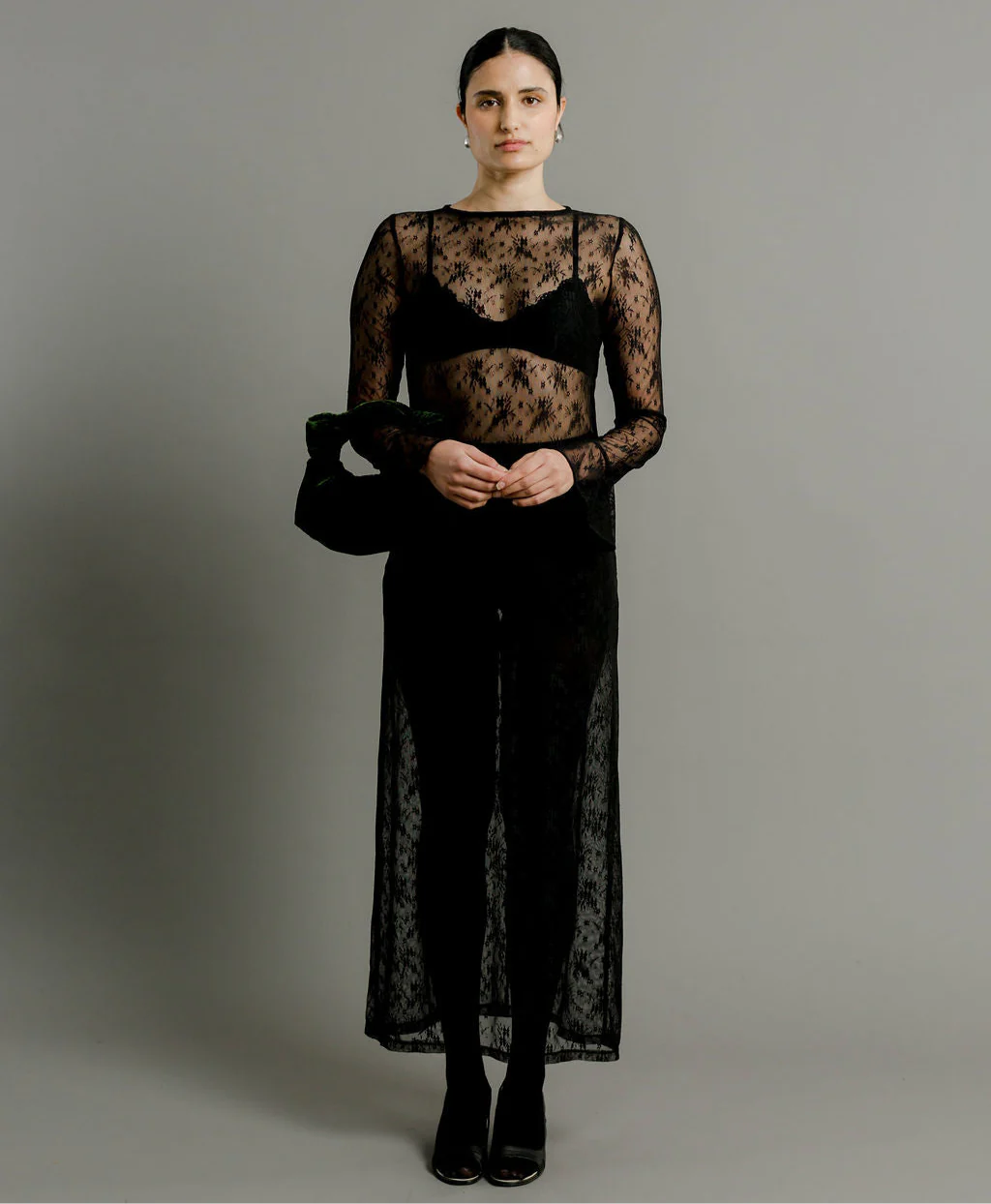 Libby Dress In Black Lace