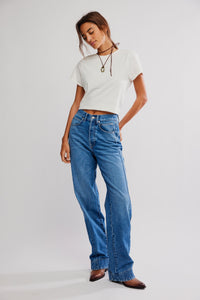 Stick Around Slim Curve Jeans In Stay For The Morning
