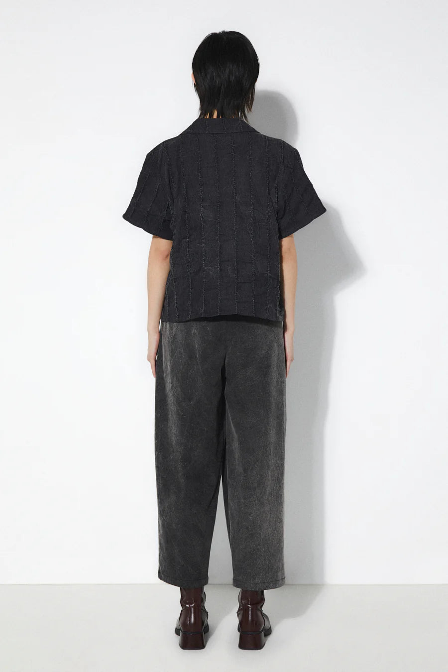 Doreen Tie Top In Vintage Black