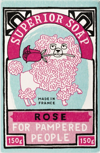 Rose Poodle Soap
