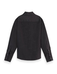 Jacquard Shirt In Meteorite