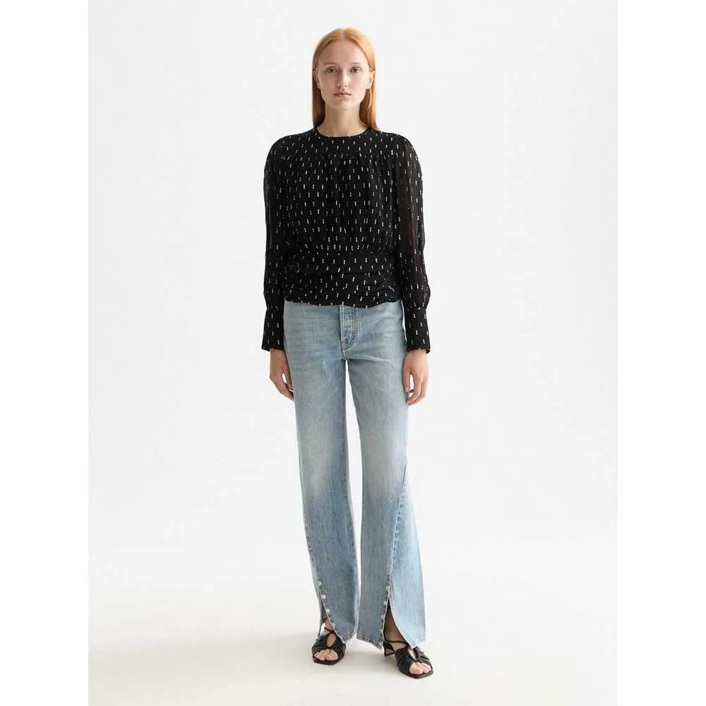 Fil Coupe Blouse In Meteorite