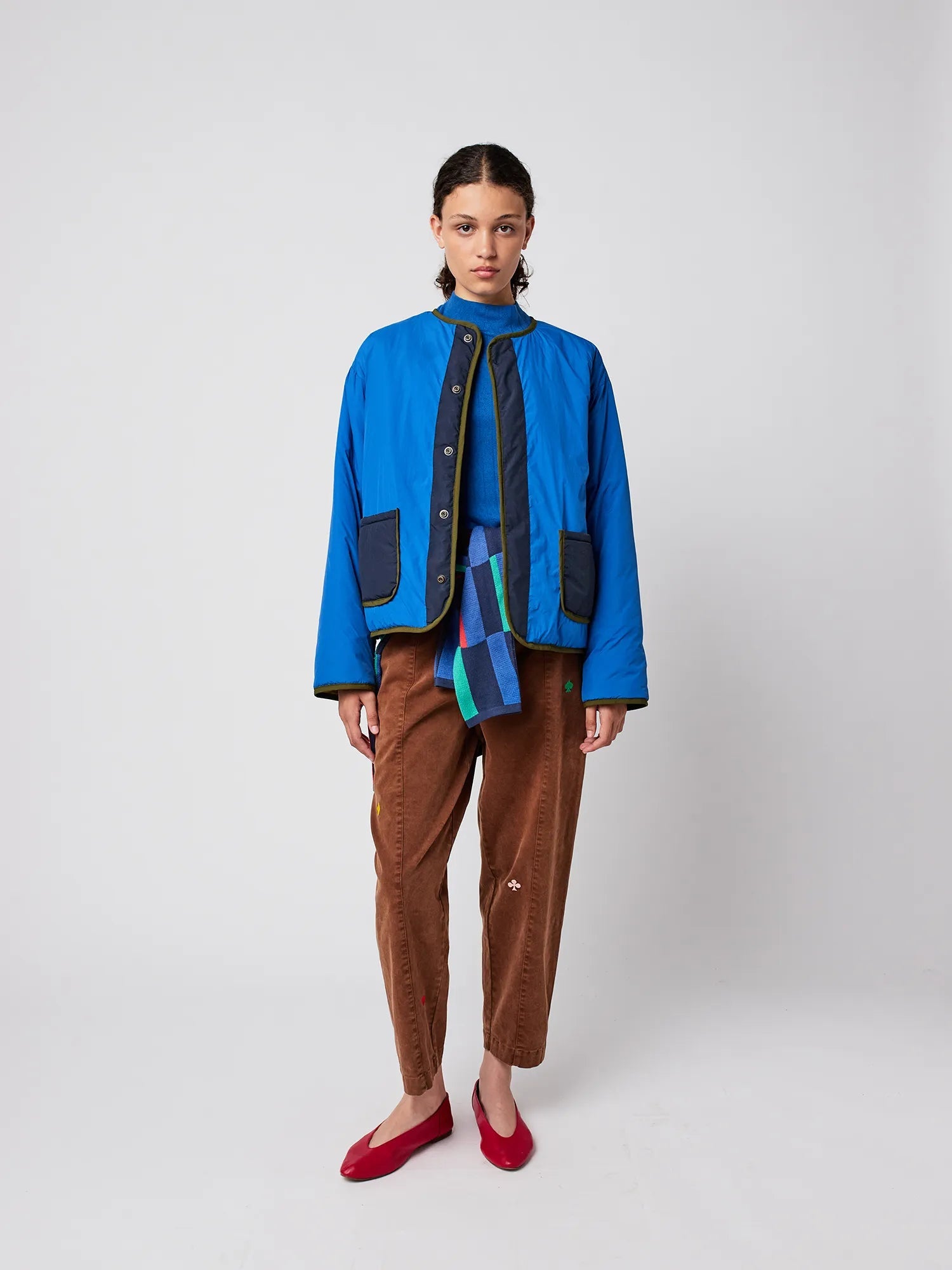 Colour Block Reversible Jacket