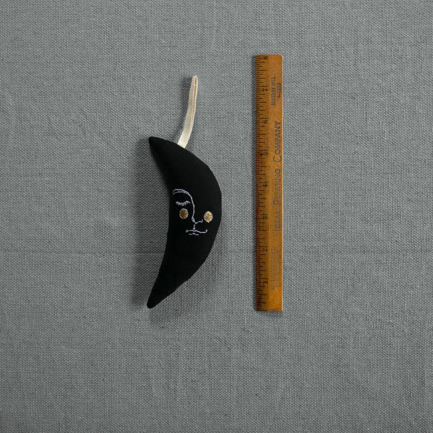 Black & Gold Moon Ornament