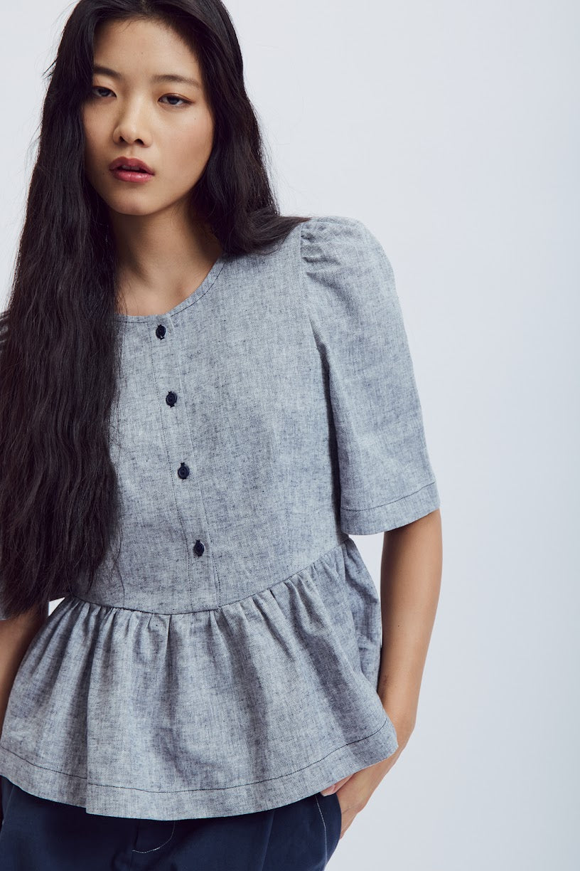 Soma Top In Heather Grey